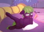  crossgender equine fan_character female green_hair hair horse mammal my_little_pony pony pussy zvykar 