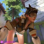  3d blender overwatch tagme tracer_(overwatch) 