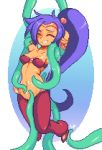  pixel_art purple_hair shantae_(character) tentacle wannabepixels 