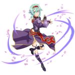  blue_eyes blue_hair boots breastplate cosplay detached_sleeves eyebrows_visible_through_hair fingerless_gloves full_body gloves hairband holding holding_sword holding_weapon knee_boots leg_up leotard looking_at_viewer official_art petals purple_footwear purple_gloves purple_skirt red_hairband senritsu_reishiki short_hair_with_long_locks sidelocks simple_background sinon skirt smile solo standing standing_on_one_leg sword sword_art_online sword_art_online:_code_register weapon white_background yuuki_(sao) yuuki_(sao)_(cosplay) 