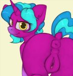  anus equine fan_character female horn mammal marsminer my_little_pony phantasma pussy solo unicorn 