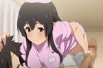  1boy 1girl animated animated_gif censored toshi_densetsu_series 
