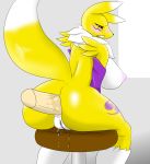  anal anal_juice anal_penetration anthro big_breasts big_butt breasts butt canine digimon female male male/female mammal nipples penetration pussy pussy_juice renamon sweat tonytoran vaginal 