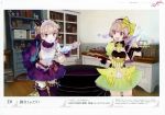  absurdres atelier_(series) atelier_lydie_&amp;_suelle blush bow breasts cauldron game_cg gloves hairband highres long_hair looking_at_viewer lydie_marlen multiple_girls noco_(adamas) official_art open_mouth pink_eyes pink_hair potion scan short_hair siblings side_ponytail sisters small_breasts smile suelle_marlen test_tube yuugen 