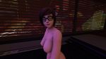  1girl 3d breasts glasses large_breasts mei overwatch poster sfm tagme 