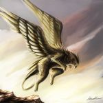  ashesdrawn avian day detailed_background digital_media_(artwork) feathered_wings feathers feral gryphon outside sky solo wings 