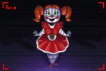  2017 animatronic artkluforever_(artist) baby_(fnafsl) camera_view digital_media_(artwork) five_nights_at_freddy&#039;s hair humanoid machine not_furry robot sister_location smile solo video_games 