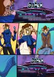  anthro ash_(ashkelling) brown_hair clothed clothing comic feline hair hero leopard male mammal scarlet-frost 