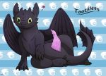 dragon how_to_train_your_dragon howtotrainyourdragon male night_fury penis toothless 
