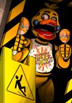  2018 absurd_res animatronic avian bird chicken five_nights_at_freddy&#039;s freddy_fazbear&#039;s_pizzeria_simulator hi_res machine musical_instrument robot rockstar_chica_(fnaf) shu_20625 teeth video_games 