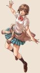  alternate_costume breasts brown_hair character_check commentary_request ei_(fran3bon) gensou_suikoden gensou_suikoden_ii looking_at_viewer nanami_(suikoden) school_uniform solo 