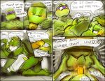  anal_penetration anthro butt comic dialog donatello donatello_(tmnt) duo english_text fellatio gay kneeling licking male michelangelo michelangelo_(tmnt) oral oral_sex penetration penis presenting rand reptile scalie sex sottocolle teenage_mutant_hero_turtles teenage_mutant_ninja_turtles text tongue turtle 