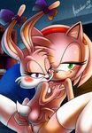  babs_bunny breasts butt butt_grab crossover female hedgehog lagomorph legwear lesbian looking_at_viewer mammal nancher nipples pussy_juice rabbit sega size_difference sonic_(series) sonic_team thigh_highs tiny_toon_adventures tiny_toons tribadism warner_brothers 