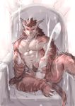  abs anthro balls biceps big_penis brown_fur brown_hair chair charr claws cum cum_everywhere cum_on_chest cum_on_leg cumshot ejaculation erection feline fur guild_wars hair hi_res horn humanoid_penis invalid_tag male mammal messy muscular muscular_male navel open_mouth orgasm pecs penis ralefov red_eyes simple_background sitting sketch smile solo teeth throne video_games 