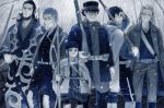  asirpa dress golden_kamuy gun hijikata_toshizou_(golden_kamuy) kimono kiroranke ogata_hyakunosuke pantyhose shiraishi_yoshitake sugimoto_saichi y&uuml;m 