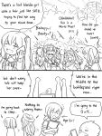  animal_ears bird cellphone comic commandant_teste_(kantai_collection) commentary crossover english fubuki_(kantai_collection) gambier_bay_(kantai_collection) girls_frontline greyscale guin_guin hat kantai_collection long_hair long_sleeves monochrome multiple_girls non-human_admiral_(kantai_collection) one_side_up p7_(girls_frontline) penguin phone scar school_uniform sendai_(kantai_collection) serafuku twintails ump45_(girls_frontline) ump9_(girls_frontline) 