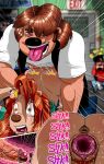  2018 4_fingers anthro anus ass_up belt black_nose bottomless brown_hair butt canine chad_(a_goofy_movie) clothed clothing comic crying detailed_background disney dog door drooling english_text eyebrows female footwear forced gloves goof_troop hair hand_on_head internal larger_male lawgick long_hair male male/female mammal max_goof open_mouth pants penetration penis pinned pubes pussy pussy_juice rape rear_view red_hair roxanne_(goof_troop) saliva sex shirt shocked shoes short_hair size_difference smaller_female smile tears teeth text tongue tongue_out unconscious vaginal vaginal_penetration vest wide_eyed window 