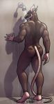  absurd_res anthro brown_fur butt fur hi_res invalid_tag looking_at_viewer looking_back male mammal nude rat rodent shower sigma_x smile solo splinter teenage_mutant_ninja_turtles yellow_eyes 