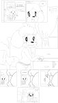  animal_crossing anthro bedroom bell black_and_white blush brother building bulge canine chest_tuft clothed clothing comic crossdressing digby_(animal_crossing) dipstick_tail dog dream-cassette embarrassed english_text eyebrows_visible_through_hair featureless_chest featureless_feet female flat_chested hair hair_bun happy house isabelle_(animal_crossing) male mammal monochrome mostly_nude motion_lines multicolored_tail nintendo open_door open_mouth panties shih_tzu shocked short_hair short_stack sibling sister sketch speech_bubble sweat text tuft underwear video_games 