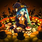  halloween hatsune_miku sugimasa thighhighs vocaloid witch 