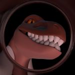  2016 3d_(artwork) blender_(software) digital_media_(artwork) dinosaur doublescale first_person_view nevix_(character) scalie standing teeth test_tube 