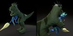  2016 3_toes 3d_(artwork) anthro blender_(software) digital_media_(artwork) dinosaur doublescale kobold macro micro rufran_(character) teeth toes 