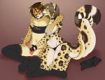  2018 ajna anthro breasts brown_hair cheetah duo eyes_closed feline female girly hair handjob leopard licking male male/female mammal navel nipples penis sex simple_background smile tongue tongue_out 