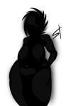  2018 big_breasts blackhole breasts digital_media_(artwork) female nipples not_furry solo standing standing_tough thick_thighs voluptuous wide_hips 