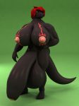  3d_(artwork) anthro anthroanim areola balls big_balls big_breasts breasts dickgirl digital_media_(artwork) hair huge_balls huge_breasts humanoid_penis hyper intersex muscular muscular_dickgirl muscular_intersex nadeena nipples nude penis piercing reptile scalie simple_background snake solo thick_thighs wide_hips 