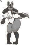  big_breasts big_thighs breasts canine female immortalstar lucario mammal nintendo pok&eacute;mon pok&eacute;mon_(species) pussy thick_thighs video_games voluptuous 