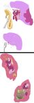  anonopony berry_punch_(mlp) cheerilee_(mlp) equine feet_first female food friendship_is_magic hi_res horse internal mammal micro my_little_pony oral_vore pancake pony soft_vore stomach stomach_acid underhoof vore 