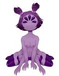  breasts female leather muffet nipples simple_background solo_focus undertale unnecessaryfansmut video_games 