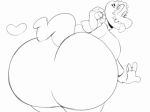  2018 animated big_breasts big_butt breasts butt croc_(vimhomeless) crocodilian frame_by_frame huge_breasts huge_butt jiggling looking_at_viewer looking_back reptile scalie thick_thighs vimhomeless wide_hips 