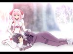  bodysuit darling_in_the_franxx hiro_(darling_in_the_franxx) horns mi_(dxmp2445) zero_two_(darling_in_the_franxx) 