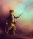  2018 abstract_background anthro dekabrist fantasy fur magic male mammal mouse rodent solo twymouse 