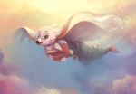  2018 abstract_background anthro avian bird cute digital_media_(artwork) embarrassed flying male owl owlboy polar_owl slous solo twymouse 