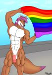  acewolf-g canine dobie-ace flag fox gay_pride male male/male mammal misty penis 