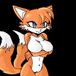  blue_eyes breasts canine crossgender female fox low_res mammal miles_prower rule_63 sega smile solo sonic_(series) sonic_team tails unknown_artist 