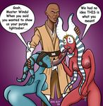  aayla_secura bad_guy mace_windu shaak_ti star_wars togruta twi&#039;lek 