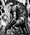  berserk black_fur club_(disambiguation) fur kentaro_miura mammal monochrome monster trolls weapon 