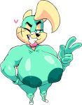  alpha_(vimhomeless) alpha_channel anthro big_breasts bodysuit breasts canine clothing dog female looking_at_viewer mammal muscular muscular_female peace_sign_(disambiguation) simple_background skinsuit solo tight_clothing transparent_background vimhomeless 