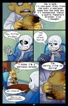  absolutedream alphys animated_skeleton bone comic comic_sans dialogue english_text eyewear glasses lizard reptile sans_(undertale) scalie skeleton text undead undertale video_games 