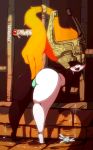 animated animated_gif aqua_panties ass_grab diives midna panties prehensile_hair red_eyes short_stack signature the_legend_of_zelda the_legend_of_zelda:_twilight_princess thick_thighs thighs two-tone_skin underwear 