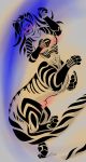  animal_genitalia blush breasts chakat dunedrift_(character) feline hybrid-no.1 lying mammal multi_limb nude on_back sheath solo taur tribal wallpaper 