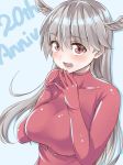  angel_wings anniversary breasts commentary_request final_fantasy final_fantasy_tactics gloves head_wings large_breasts leotard long_hair red_eyes red_leotard silver_hair solo steepled_fingers takomeshi ultima_(fft) white_hair wings 