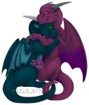  2018 alpha_channel barefoot belly_scales blue_scales chibi claws cuddling cute digital_media_(artwork) dragon duo entwined_tails eye_contact feral fur furred_dragon garo_(garoshadowscale) green_eyes happy hi_res hindpaw horn hug larger_feral leaning long_neck love male membranous_wings nude pawpads paws purple_fur quadruped racktor red_eyes reptile romantic romantic_ambiance romantic_couple scales scalie shaded shadow side_view simple_background size_difference skellio_(sryu) smaller_feral snout standing stripe stripes teal_scales toe_claws toes toony transparent_background western_dragon wings 