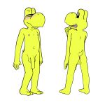  anthro backsack balls blush butt embarrassed eyes_closed flaccid koopa koopa_troopa long_penis looking_back male mario_bros nintendo nude open_mouth penis reptile rubisdrake scalie shell-less shy solo standing turtle video_games 