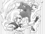  angel_wings breasts commentary_request final_fantasy final_fantasy_tactics gloves head_wings large_breasts leotard long_hair multiple_girls stand_(jojo) takomeshi ultima_(fft) wings 