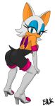  alpha_channel animated anthro bat bhawk big_breasts big_butt bodysuit breasts butt clothing crouching female gloves high_heeled_boots looking_at_viewer looking_back mammal presenting presenting_hindquarters rouge_the_bat simple_background skinsuit solo sonic_(series) tight_clothing transparent_background twerking 