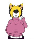  anthro big_breasts breasts canine clothing desi dog female mammal sweater thecon 